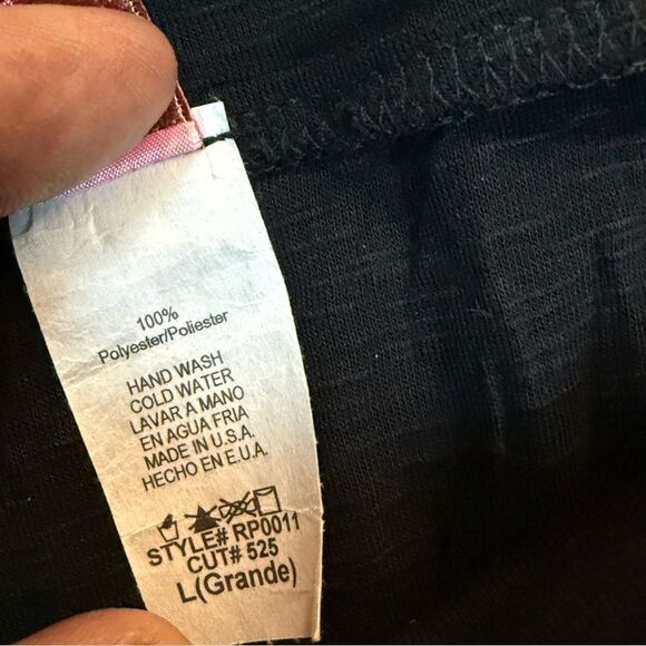 Vintage 80s Coco Avante Crinkle Satin Wide-Leg Jumpsuit – blue, black - Pop Star - Picture 7 of 10